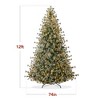 Best Choice Products Pre-Lit Cashmere Christmas Tree, Premium Semi-Flocked Pre-Decorated Artificial Holiday Décor - 2 of 4
