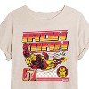 Women's - Marvel - Iron Man Racing Oversized Graphic T-Shirt - 2 of 4