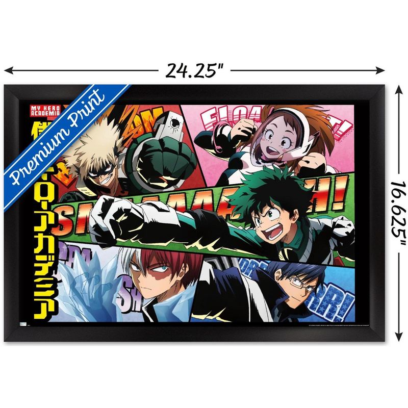 Trends International My Hero Academia - Comic Framed Wall Poster Prints, 3 of 7