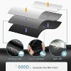 Round Fire Pit Cover for 22-32 Inch Fire Pit - Waterproof and Windproof, with Straps and Built-in Vents, 32 Dia x 13.5 H, Black, SHINESTAR - 3 of 4