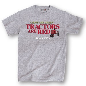Men's - Country Casuals - Crops Are Green Tractors Are Red Short Sleeve Graphic T-Shirt - 1 of 4