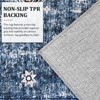 Area Rugs - Machine Washable, Vintage Boho Design, Large Size, Non Slip, Soft Distressed Low Pile Carpet - 2 of 4