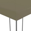 vidaXL Garden Marquee 9.8'x9.8' Taupe 0.6 oz/ftÂ² - 3 of 4