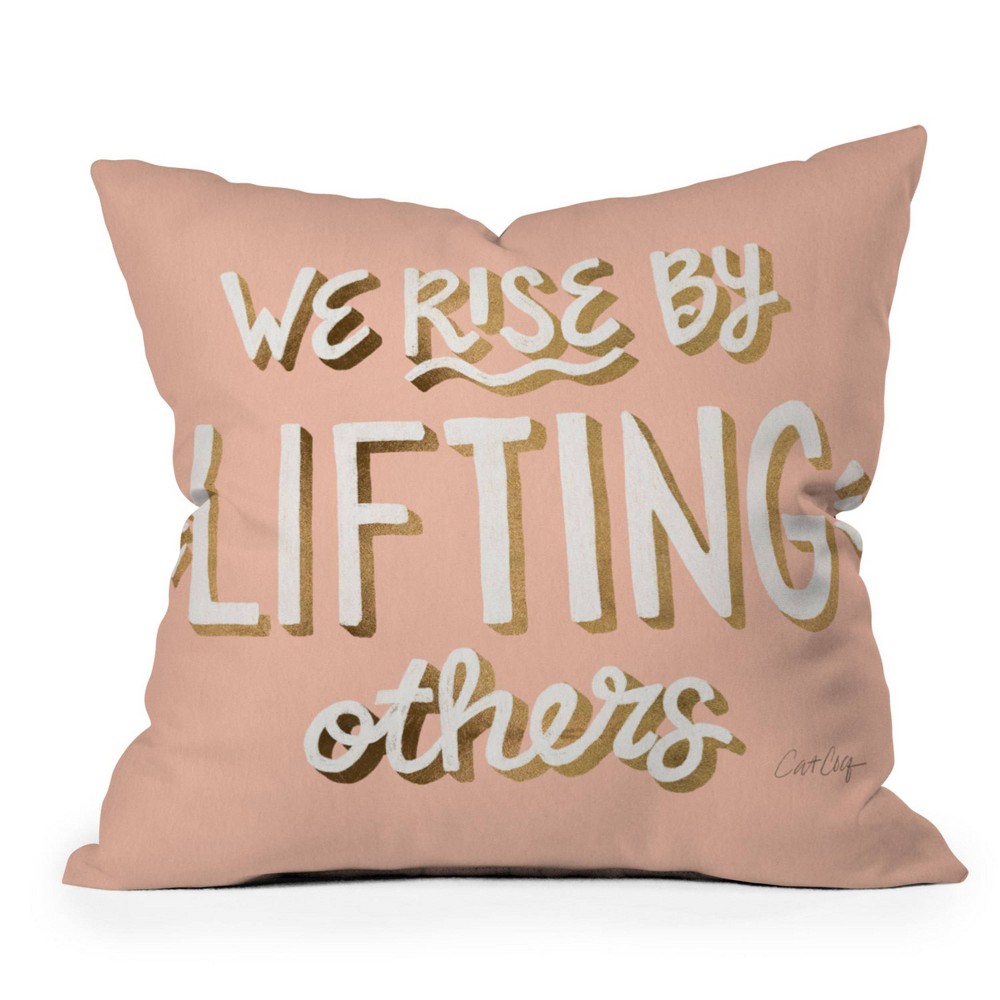 Photos - Pillow 26" x 26" Cat Coquillette We Rise By Lifting Others Outdoor Throw  B
