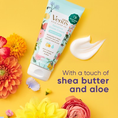 Venus + Rifle Paper Co. Sensitive Skin Women's Shaving Cream - 6oz