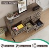 9 Drawers Dresser, Wood Rustic Chests of Drawers for TV Stand - 3 of 4