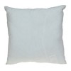 HomeRoots 22" Orange and White Floral Cotton Throw Pillow With Embroidery - 4 of 4