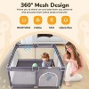 Li'l Pengyu Large Baby Playpen with Mat - 2 of 4