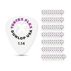 Dunlop Tortex Flex X Pick 1.14 mm 72 Pack - 1 of 3