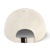 Concept One Women's Racecar Cotton Baseball Hat - White: Adjustable Twill Cap with Hook and Loop Fastener - 3 of 4