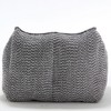 NicBex Cute Kitten-Ear Shaped Chenille Bean Bag Chair for Adults&Kids,High Resilience Foam Filled Lazy Sofa Chair,Oversized Sofa Beanbags - 4 of 4