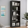 AZL1 Life Concept Decorative Bookshelf Freestanding Bookcase with Adjustable Shelves, 5 Layer for Offices, Living Rooms, Black, 11.6"*24.4"*68.9" - 2 of 4