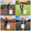 Luggage Sets 5 Piece with TSA Lock, Double Spinner Wheels, Durable ABS Lightweight Carry On Luggage with Telescoping Handle - 4 of 4