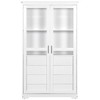 YOOCOZZ Freestanding Kitchen Storage Cabinet,Kitchen Pantry,Display Cabinet with 4 Built-in Drawers and Glass Doors - 4 of 4