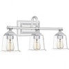 Quoizel Lighting Nicholas 3 - Light Vanity in  Polished Chrome - 3 of 4