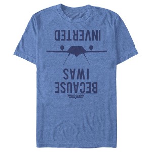 Men's Top Gun Because I Was Inverted T-Shirt - 1 of 4