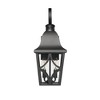 YUHAO Porch, House Exterior, Patio Anti-Rust Waterproof Outdoor Wall Light Modern  Black(2 PACK) - 4 of 4