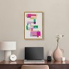 Art Remedy Dreaming of a dream Geometric Modern Color Block Abstract Wall Art Framed - 2 of 4