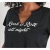 Women's Rock N' Roll All Night Crop Tee - PRINCE PETER - 3 of 3
