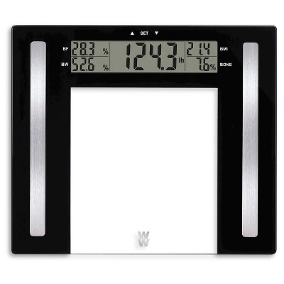 Glass Body Fat Scale Clear - Weight Watchers