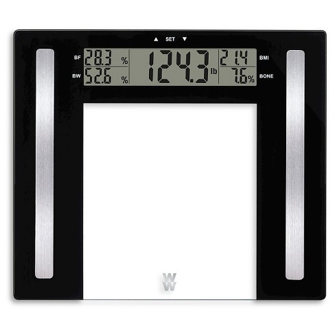 Glass Body Fat Scale Clear Weight Watchers