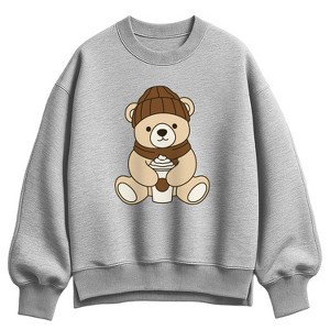 Women's - Instant Message - Coffee Bear - 1 of 2
