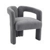 Modern Dining Chair, Open-Back Modern Kitchen Armchair for Living Room Dining Room, 330lb Weight Capacity - 3 of 4