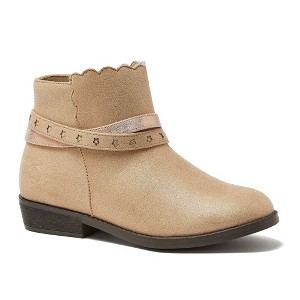 Lands' End Kids Shimmer Zip Up Western Booties - 1 of 4