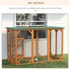71" Outdoor Wooden Catio Cat House,Large Cat Enclosure with Platforms,Weatherproof Asphalt Roof–LAOTIES - 4 of 4