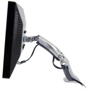 Ergotron MX Desk Mount Monitor Arm For Up to 30" Display, Aluminum - 1 of 4