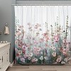 LunaLulinlk Colorful Flowers Shower Curtain for Bathroom - 2 of 4