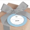 Big Dot of Happiness Winter Wonderland - Snowflake Holiday Party and Winter Wedding to and from Gift Tags (Set of 20) - 3 of 4