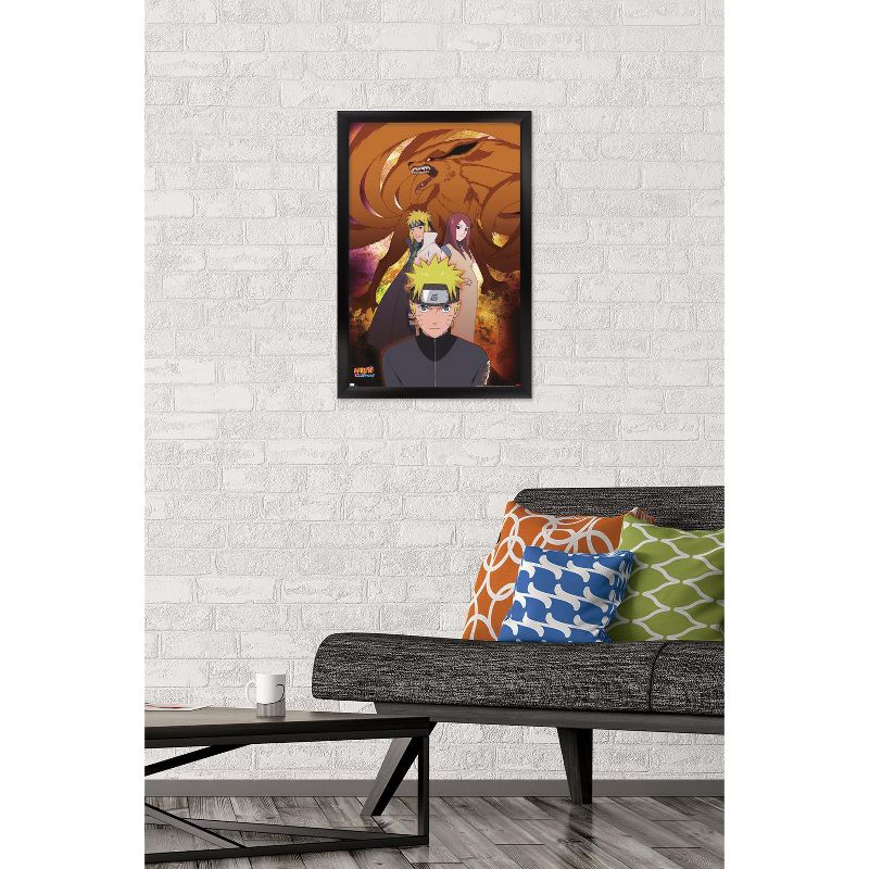 Trends International Naruto Shippuden - Nine-Tails Group Framed Wall Poster Prints, 2 of 7