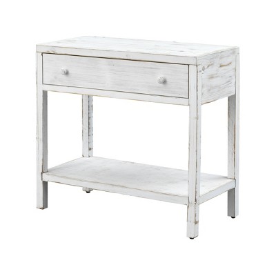 Kelton 1 Drawer Console Table White Wash - Treasure Trove Accents