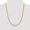 Black Bow Jewelry 3.75mm 14k Gold Tri-Color Solid Fancy Pave Anchor Chain Necklace - 3 of 4
