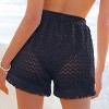 Women's Chic Crochet Lace Beach Cover Up Shorts - Cupshe - 2 of 4
