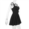 Clotth Women's Princess Style Corset Dress - Sleeveless Backless Ruffle A-Line Mini Dress, Summer Going Out Party Club Dress - 4 of 4