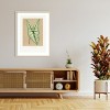 Amanti Art Green Caladium Belleymii Leaf Illustration by Pictufy Wood Framed Wall Art Print - 4 of 4