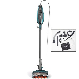 Shark APEX Corded Stick Vacuum with DuoClean and Self-Cleaning Blue Renewed - 1 of 4