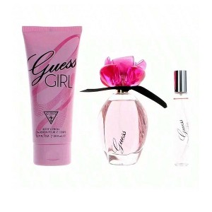 Guess Girl 3 Pc Set Women's Eau De Toilette Spray 3.4, Body Lotion 6.7, Spray 0.5 Oz - 1 of 1