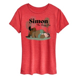 Women's - Disney - Simon The Sleepy One Short Sleeve Graphic T-Shirt - 1 of 4