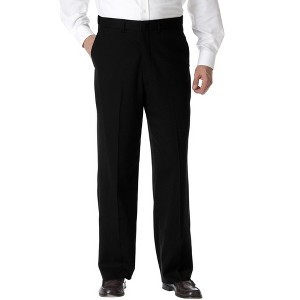 KingSize Men's Big & Tall KS Signature Collection No Hassle Classic Fit Expandable Waist Plain Front Dress Pants - 1 of 4