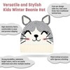 Cute Beanies Hat Cap for Kids, Warm Toddler Winter Hats, Todder Knit Hats for Boys Girls Aged 6-10 - Catalonia - 4 of 4
