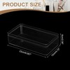 Unique Bargains Acrylic Cube Storage Collectible Display Boxes 2 Pcs Clear - 2 of 4