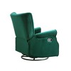 SECOND STORY HOME Alice Wingback Swivel Recliner Accent Chair - 4 of 4