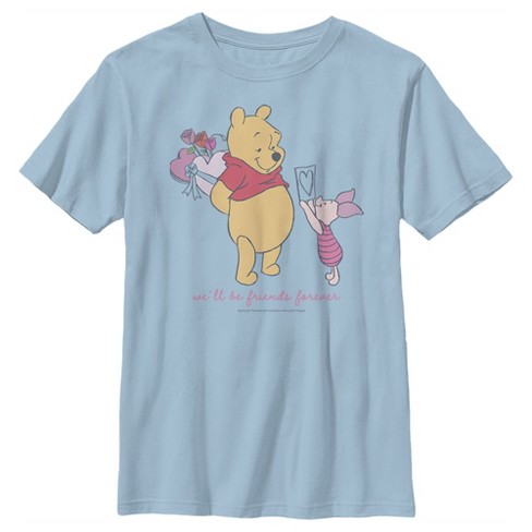 Boy\'s : We\'ll Be Target Friends Pooh Forever Piglet The T-shirt Winnie