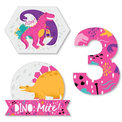 Big Dot Of Happiness Roar Dinosaur Girl - Petite Dino Mite T-rex Baby  Shower Or Birthday Party Paper Table Runner - 12 X 60 Inches : Target