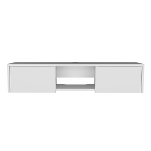 49.25" Modern Floating TV Stand Watson with One Open Shelf and Two Spacious Cabinets for Living Room and Bedroom - 1 of 4