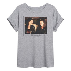Women's - Gilmore Girls - Lorilei And Rory Oversized Graphic T-Shirt - 1 of 4
