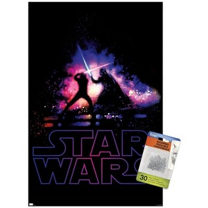 Trends International Star Wars: Saga - Duel Shimmer Unframed Wall Poster Prints - 1 of 4